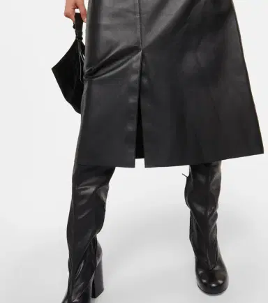 Joseph Sidena leather midi skirt | Thumbnail 3 Joseph Sidena leather midi skirt | Thumbnail 3