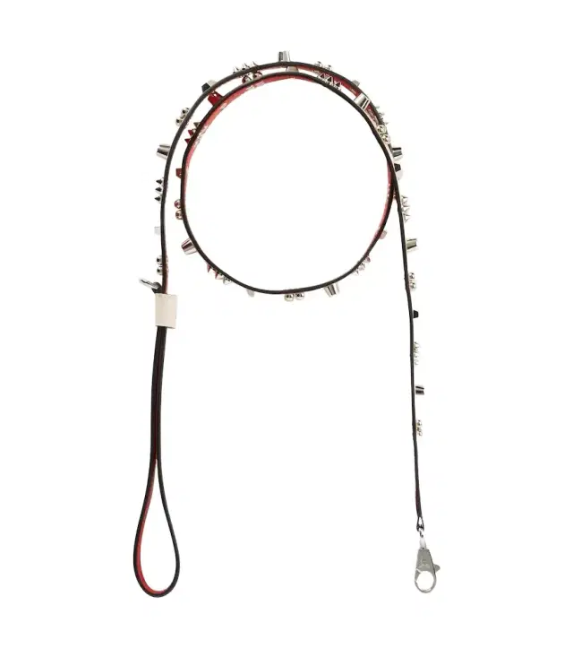 Christian Louboutin Loubileash spiked leather dog leash