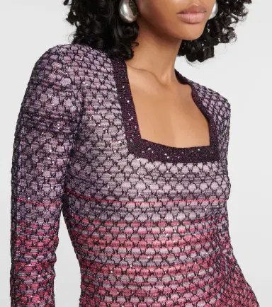 Missoni Knitted lamé minidress | Thumbnail 3 Missoni Knitted lamé minidress | Thumbnail 3