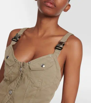 Coperni Utility bustier cotton top | Thumbnail 2