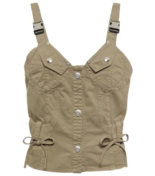 Coperni Utility bustier cotton top