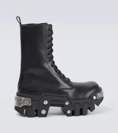 Balenciaga Bulldozer leather lace-up boots | Thumbnail 4 Balenciaga Bulldozer leather lace-up boots | Thumbnail 4