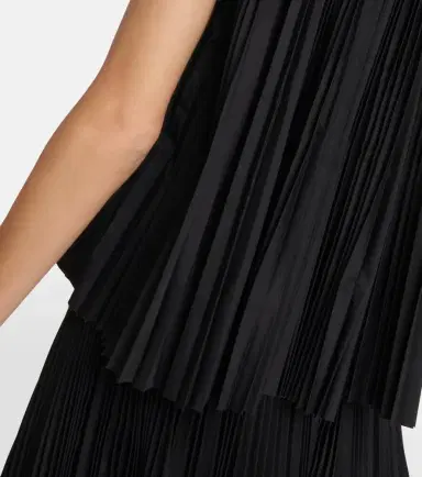 Sacai Pleated cotton jersey T-shirt | Thumbnail 5