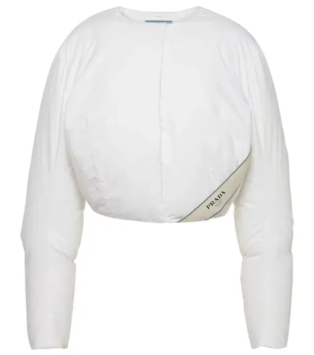 Cropped cotton down jacket