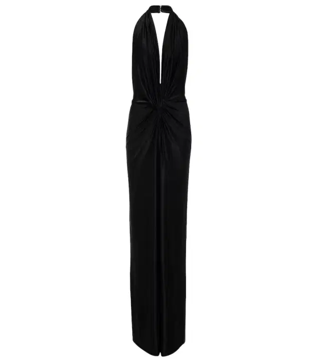 Costarellos Halterneck jersey jumpsuit