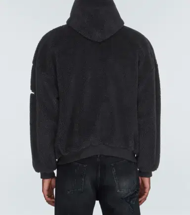 Balenciaga Oversized fleece hoodie | Thumbnail 3