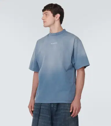 Balenciaga Logo cotton jersey T-shirt | Thumbnail 2 Balenciaga Logo cotton jersey T-shirt | Thumbnail 2