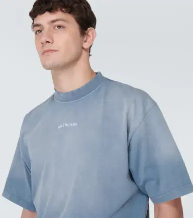 Balenciaga Logo cotton jersey T-shirt | Thumbnail 3 Balenciaga Logo cotton jersey T-shirt | Thumbnail 3
