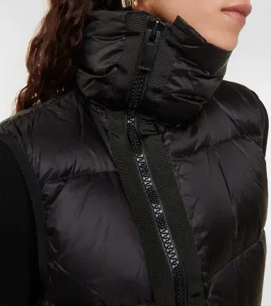 Sacai Asymmetric quilted down vest | Thumbnail 3 Sacai Asymmetric quilted down vest | Thumbnail 3