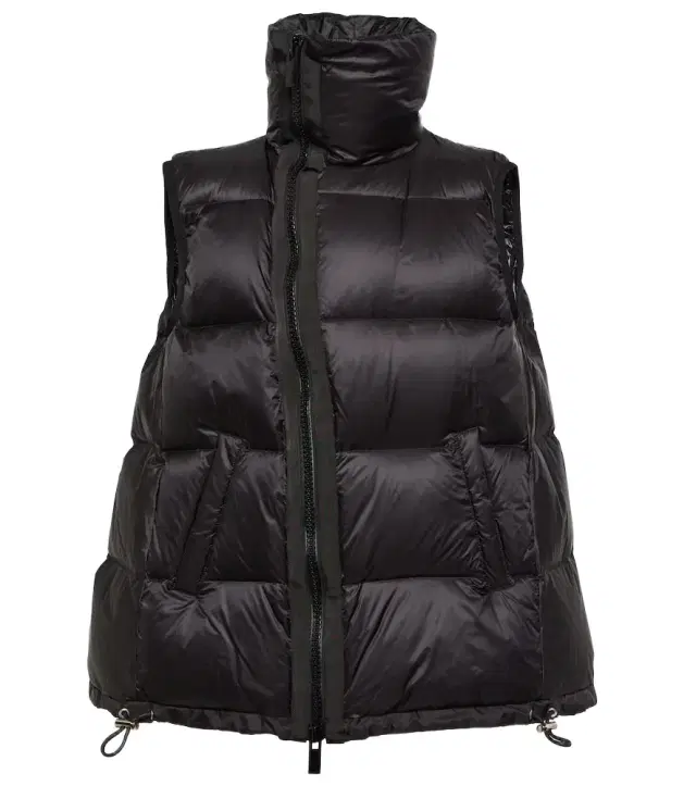 Sacai Asymmetric quilted down vest