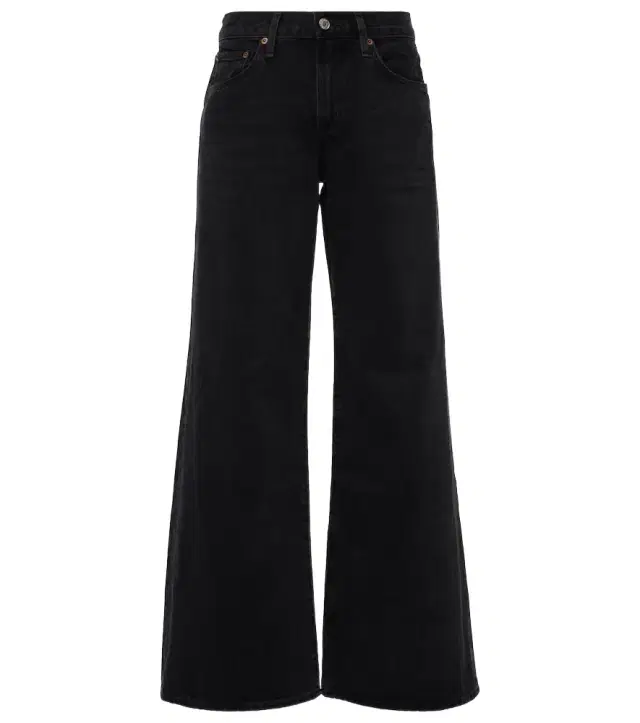 Agolde Clara low-rise wide-leg jeans