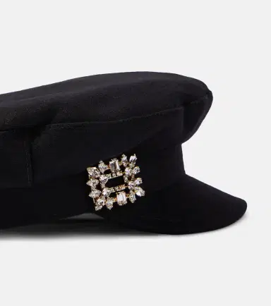 Roger Vivier Embellished wool-blend hat | Thumbnail 2