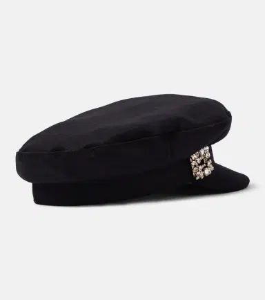 Roger Vivier Embellished wool-blend hat | Thumbnail 3
