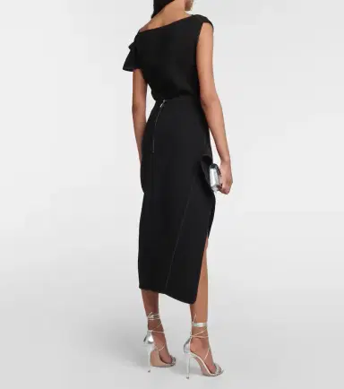 Maticevski Narrate side-slit crêpe pencil skirt | Thumbnail 2