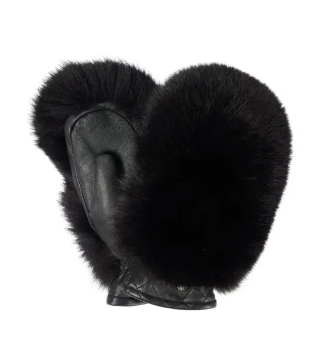 Goldbergh Hill faux shearling and leather mittens