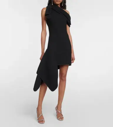 Maticevski Rigor asymmetric crêpe minidress | Thumbnail 4