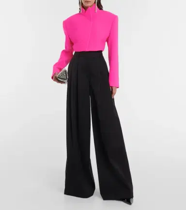 Alexandre Vauthier Cropped wool jacket | Thumbnail 6 Alexandre Vauthier Cropped wool jacket | Thumbnail 6