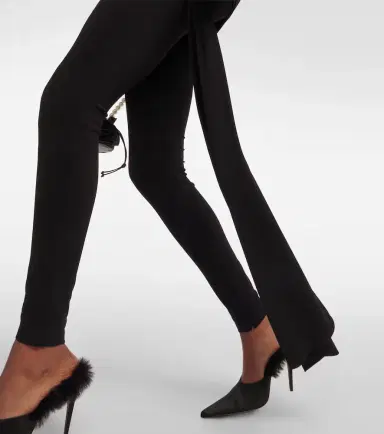 Magda Butrym Low-rise jersey leggings | Thumbnail 2