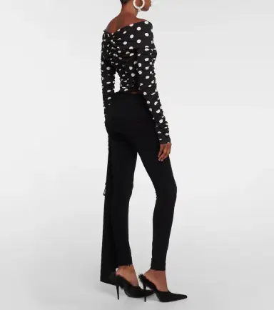 Magda Butrym Low-rise jersey leggings | Thumbnail 4