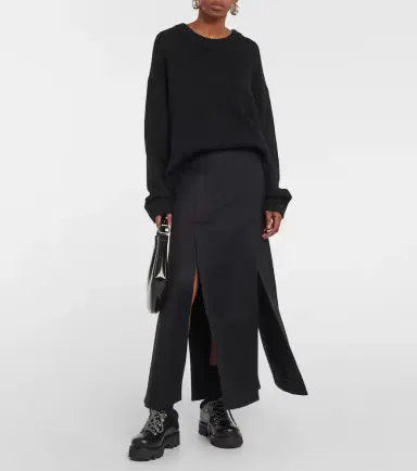 Proenza Schouler Wool-blend maxi skirt | Thumbnail 4