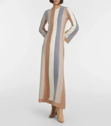 Gabriela Hearst Quinlan wool and cashmere maxi dress | Thumbnail 3