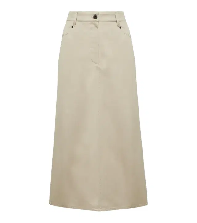 Brunello Cucinelli Denim midi skirt