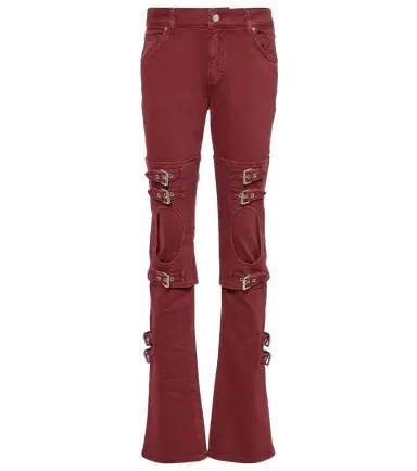 BLUMARINE Cutout mid-rise boyfriend jeans | Thumbnail 1 BLUMARINE Cutout mid-rise boyfriend jeans | Thumbnail 1
