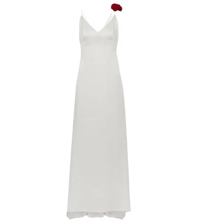 Magda Butrym Rosette embellished slip gown