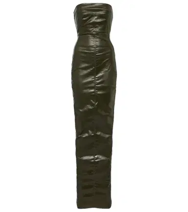 Rick Owens Strapless denim gown | Thumbnail 1