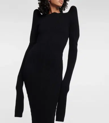 Rick Owens Cashmere and wool gown | Thumbnail 5