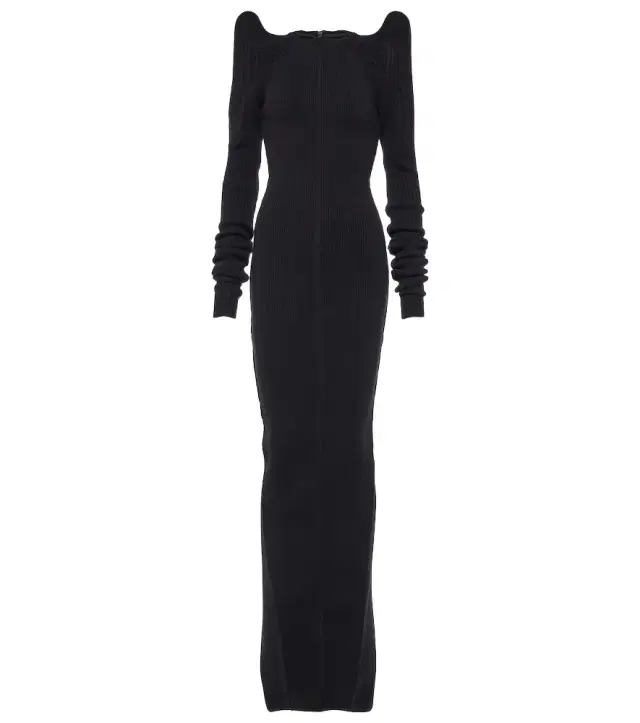 Rick Owens Cashmere and wool gown