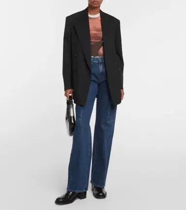 7 For All Mankind Tess Cargo high-rise straight jeans | Thumbnail 2