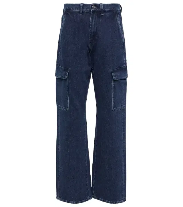 7 For All Mankind Tess Cargo high-rise straight jeans