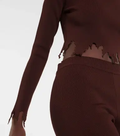 JW Anderson Distressed crop top | Thumbnail 2