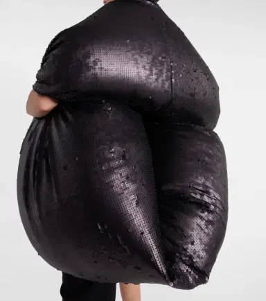 Rick Owens Sequined down jacket | Thumbnail 4 Rick Owens Sequined down jacket | Thumbnail 4