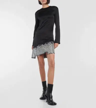JW Anderson Deconstructed satin minidress | Thumbnail 5 JW Anderson Deconstructed satin minidress | Thumbnail 5