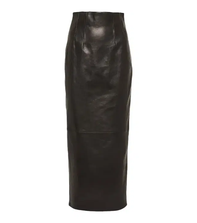 Loxley leather pencil skirt