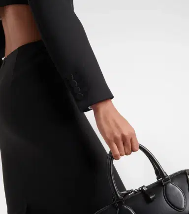 Valentino Cropped wool grisaille blazer | Thumbnail 5