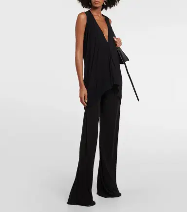 Rick Owens Lilies high-rise wide-leg pants | Thumbnail 3