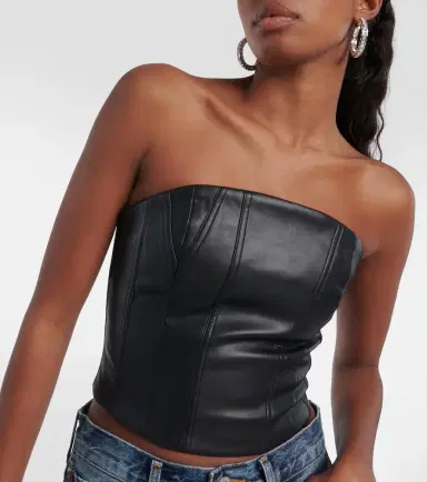 Amiri Zip-up bustier top | Thumbnail 3