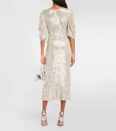 Roberta Einer Drama sequined midi dress | Thumbnail 4