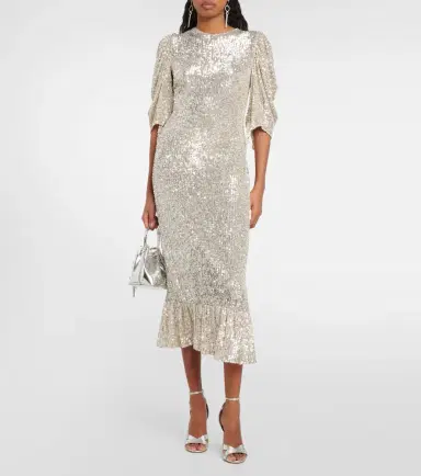 Roberta Einer Drama sequined midi dress | Thumbnail 5