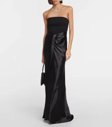 Staud Wayfaring strapless maxi dress | Thumbnail 5