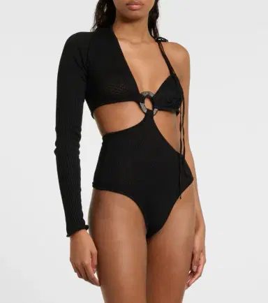 Roberta Einer Legato asymmetric cotton bodysuit | Thumbnail 5