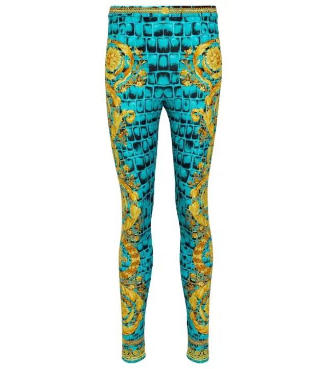 Versace Regalia Baroque jersey leggings