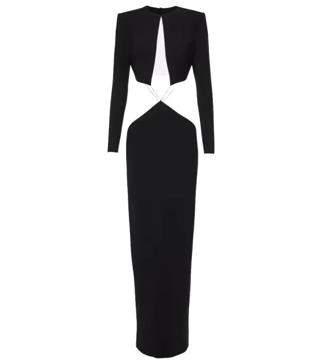 Monot Mônot Cutout crêpe maxi dress