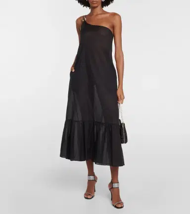 Stella McCartney Falabella cotton midi dress | Thumbnail 4