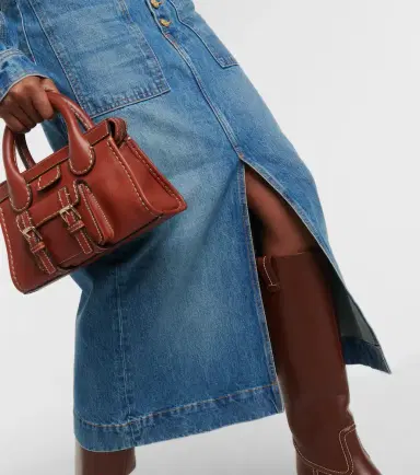 Ulla Johnson Bea denim skirt | Thumbnail 4