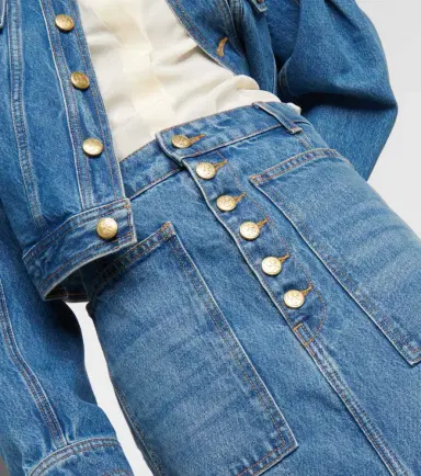 Ulla Johnson Bea denim skirt | Thumbnail 6