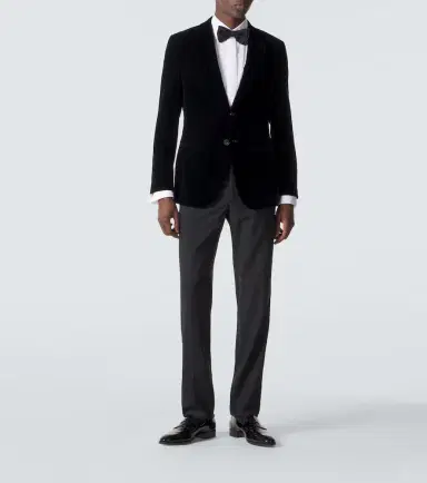 Giorgio Armani Velvet tuxedo jacket | Thumbnail 4